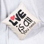 LOVE is all You Need Valentine Cushion